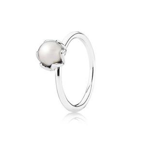 Pandora Cultured Pearl, Silver Ring